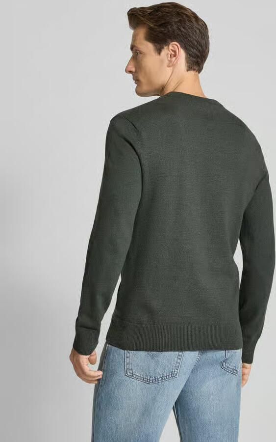 Tom Tailor Denim Regular fit gebreide pullover van katoen - Foto 2