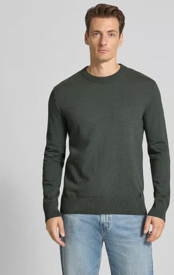 Tom Tailor Denim Regular fit gebreide pullover van katoen - Foto 3