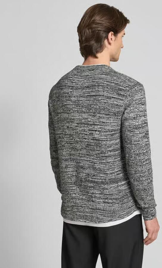 Tom Tailor Denim Regular fit gebreide pullover van katoenmix