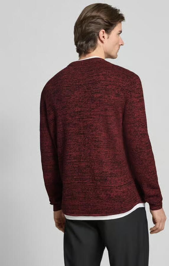 Tom Tailor Denim Regular fit gebreide pullover van katoenmix