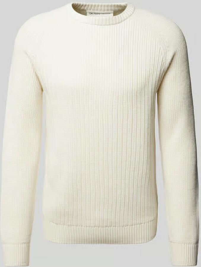 Tom Tailor Denim Regular fit gebreide pullover van katoenmix met structuurmotief - Foto 2
