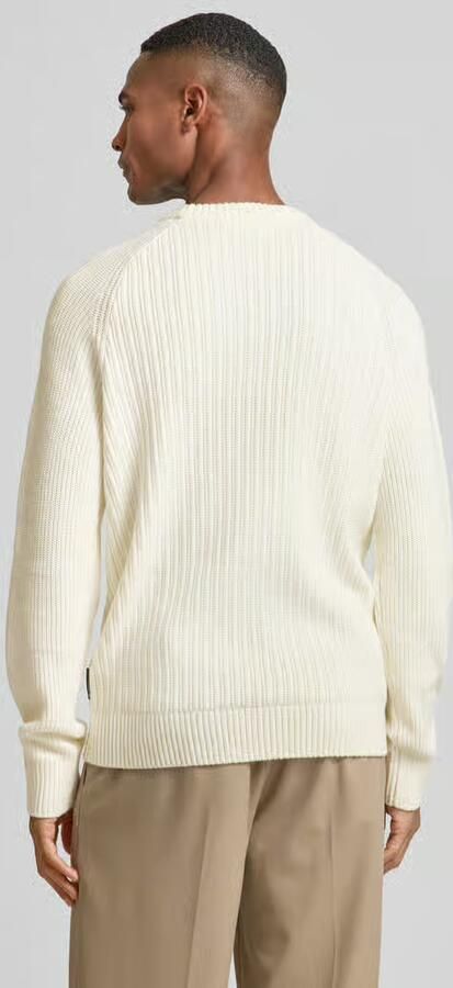 Tom Tailor Denim Regular fit gebreide pullover van katoenmix met structuurmotief - Foto 4