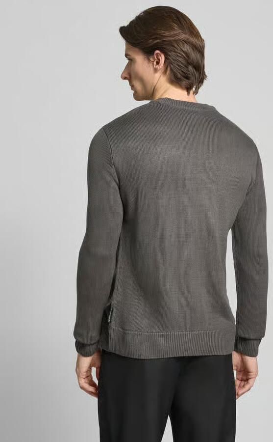 Tom Tailor Denim Regular fit gebreide pullover van ribtricot