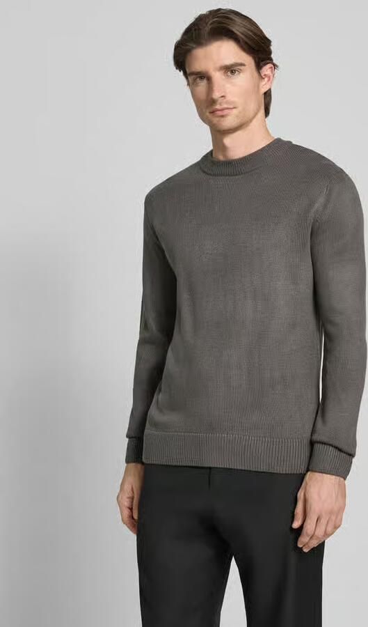 Tom Tailor Denim Regular fit gebreide pullover van ribtricot - Foto 2