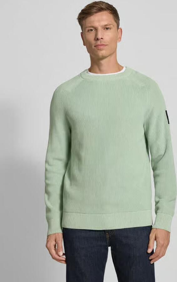 Tom Tailor Denim Regular fit gebreide pullover van zuiver katoen - Foto 2