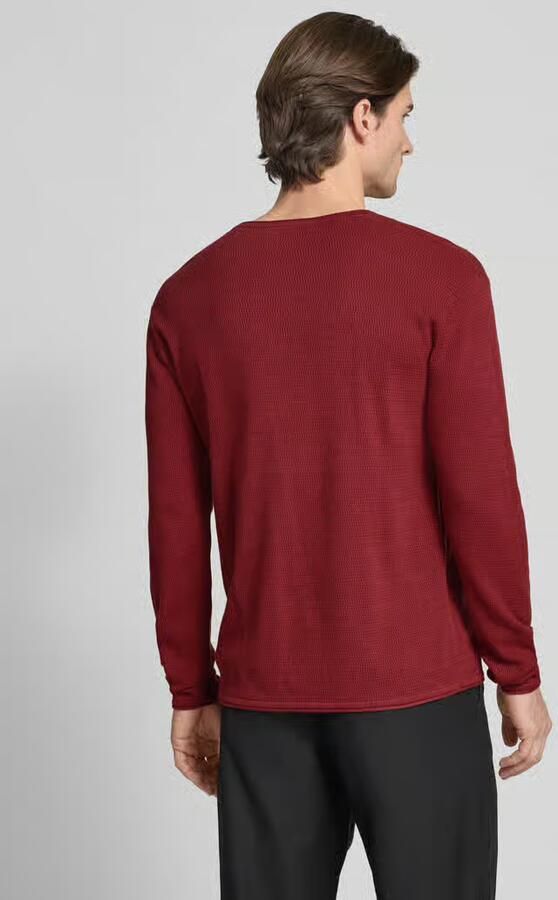 Tom Tailor Denim Regular fit gebreide pullover van zuiver katoen