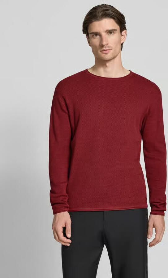 Tom Tailor Denim Regular fit gebreide pullover van zuiver katoen - Foto 2