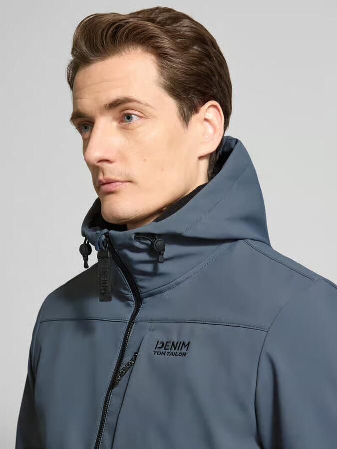 Tom Tailor Denim Regular fit gewatteerd jack met waterafstotende functie - Foto 2