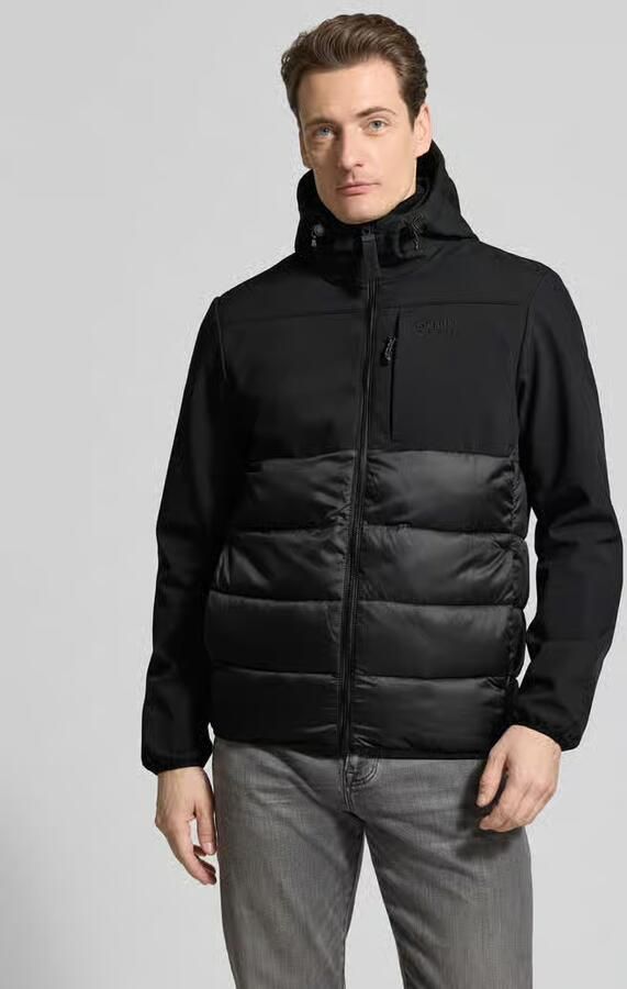 Tom Tailor Denim Regular fit Gewatteerd jack met waterafstotende Functie - Foto 3