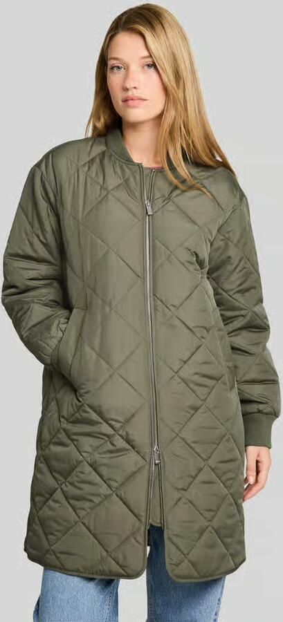 Tom Tailor Denim Regular fit gewatteerde mantel met collegekraag - Foto 2