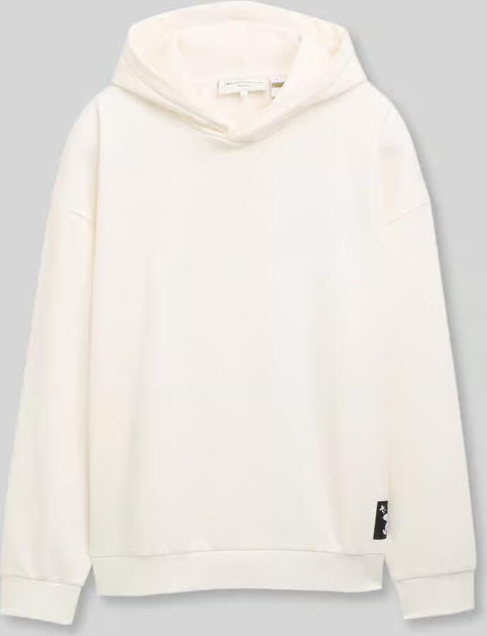 Tom Tailor Denim relaxed fit hoodie van katoenmix met Peanuts motiefprint