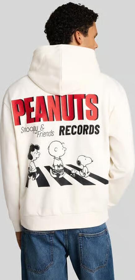 Tom Tailor Denim relaxed fit hoodie van katoenmix met Peanuts motiefprint - Foto 2