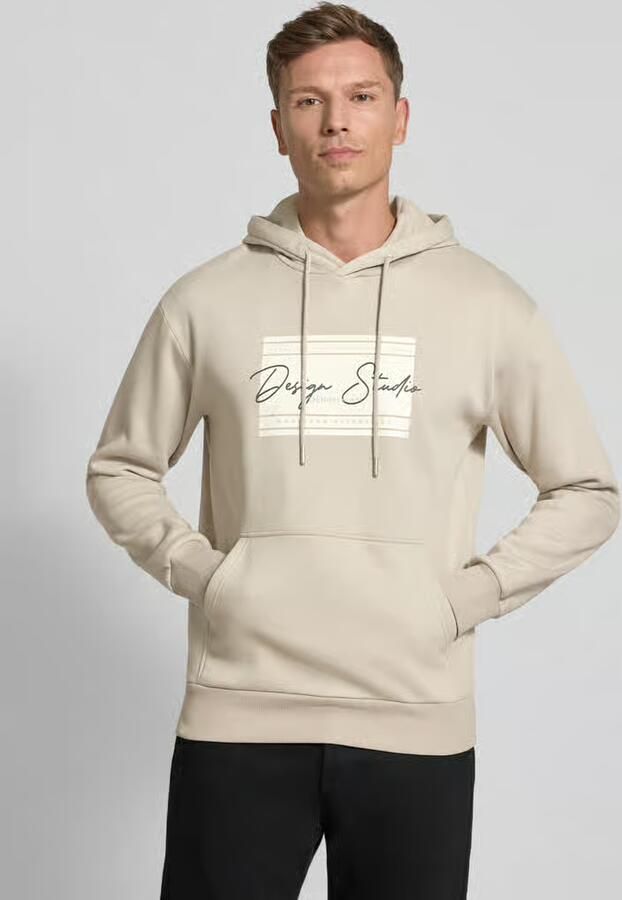 Tom Tailor Denim Regular fit hoodie van katoenmix - Foto 2