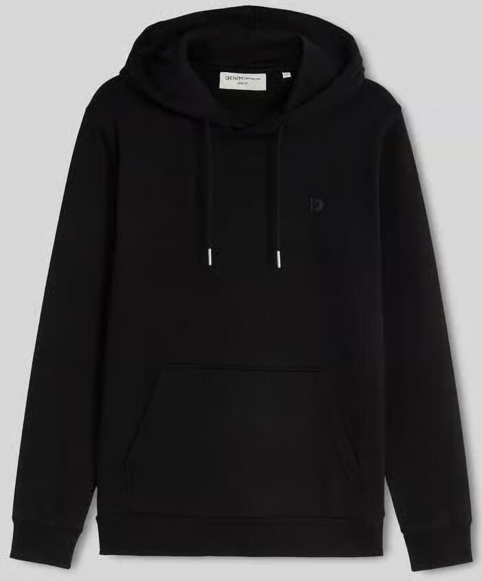 Tom Tailor Denim Regular fit hoodie van katoenmix
