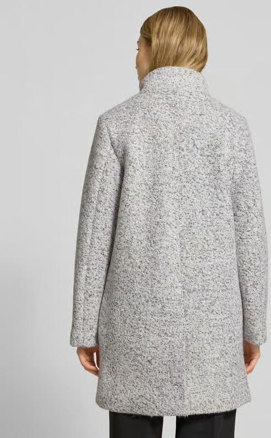 Tom Tailor Denim Regular fit lange jas met wol