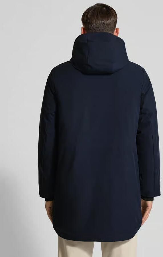 Tom Tailor Denim Regular fit lange parka van waterdicht materiaal