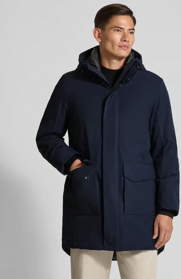 Tom Tailor Denim Regular fit lange parka van waterdicht materiaal - Foto 2