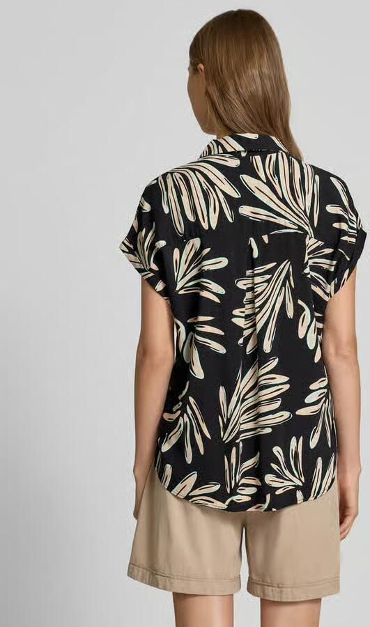 Tom Tailor Denim Regular fit overhemdblouse van pure viscose