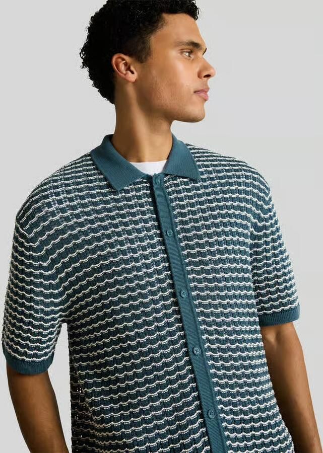 Tom Tailor Denim regular fit poloshirt van katoenmix