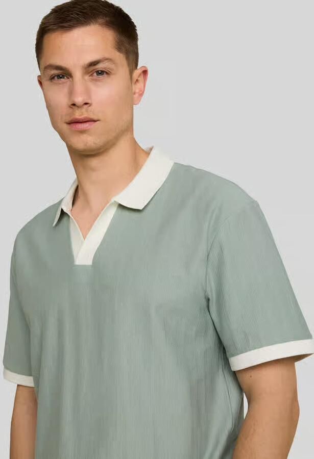Tom Tailor Denim regular fit poloshirt van puur katoen