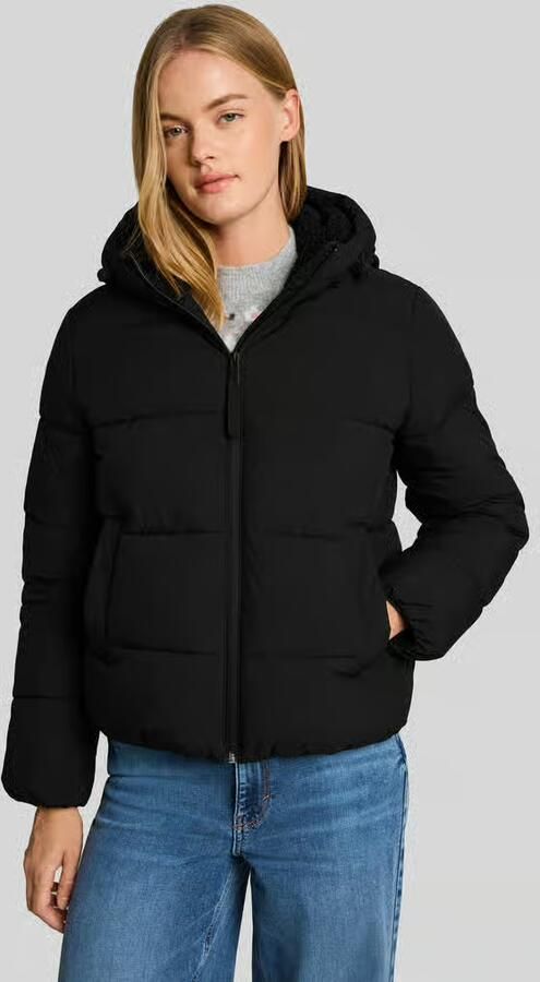 Tom Tailor Denim Regular fit pufferjack met capuchon - Foto 3