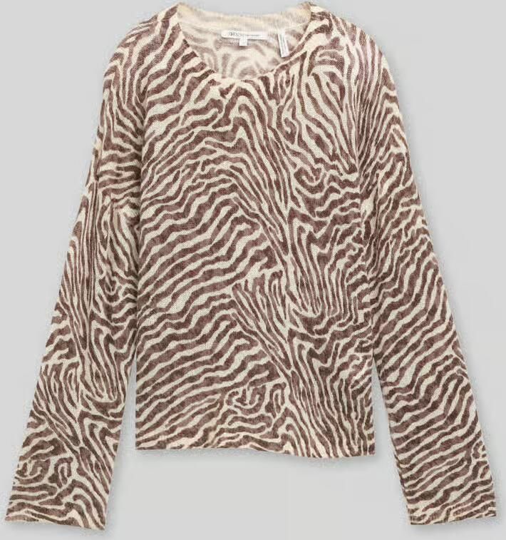 Tom Tailor Denim Regular fit pullover met zachte alpacamix