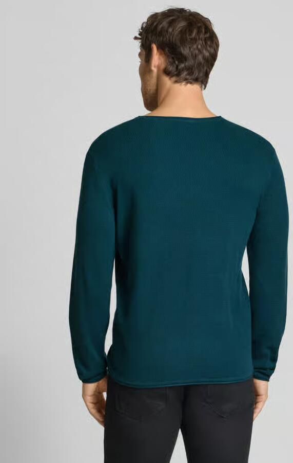 Tom Tailor Denim Regular fit pullover van puur katoen