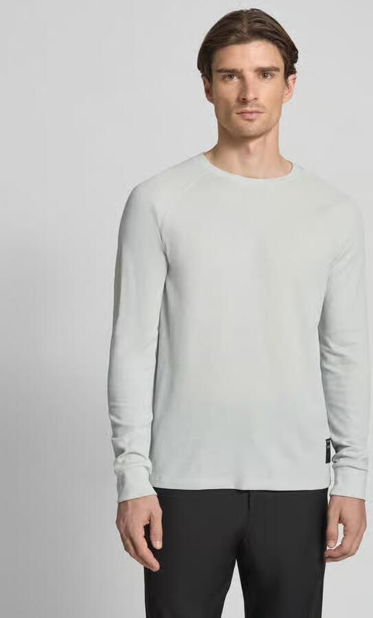 Tom Tailor Denim Regular fit shirt met lange mouwen en wafelstructuur - Foto 2