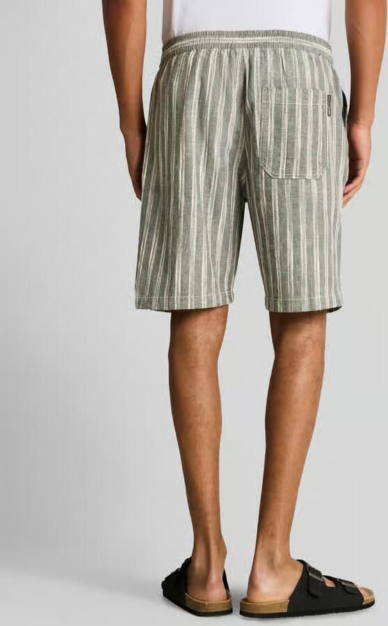 Tom Tailor Denim regular fit shorts van een katoen-linnenmix - Foto 3