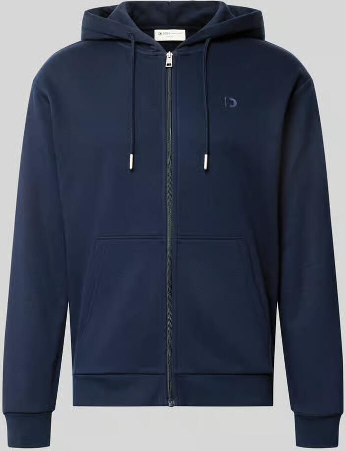 Tom Tailor Denim Capuchonsweatvest met geborduurd logo - Foto 2