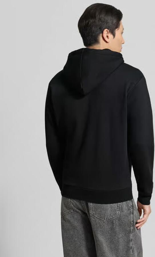Tom Tailor Denim Capuchonsweatvest met geborduurd logo