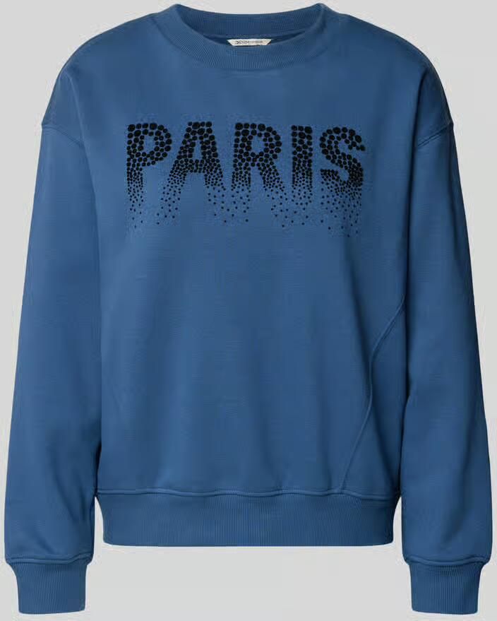 Tom Tailor Denim Regular fit sweatshirt van katoenmix
