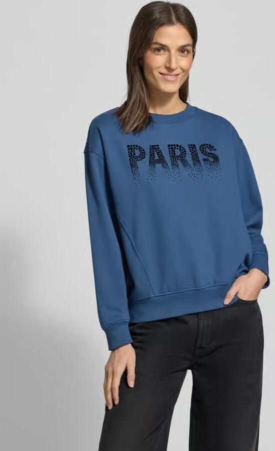 Tom Tailor Denim regular fit sweatshirt van katoenmix - Foto 4