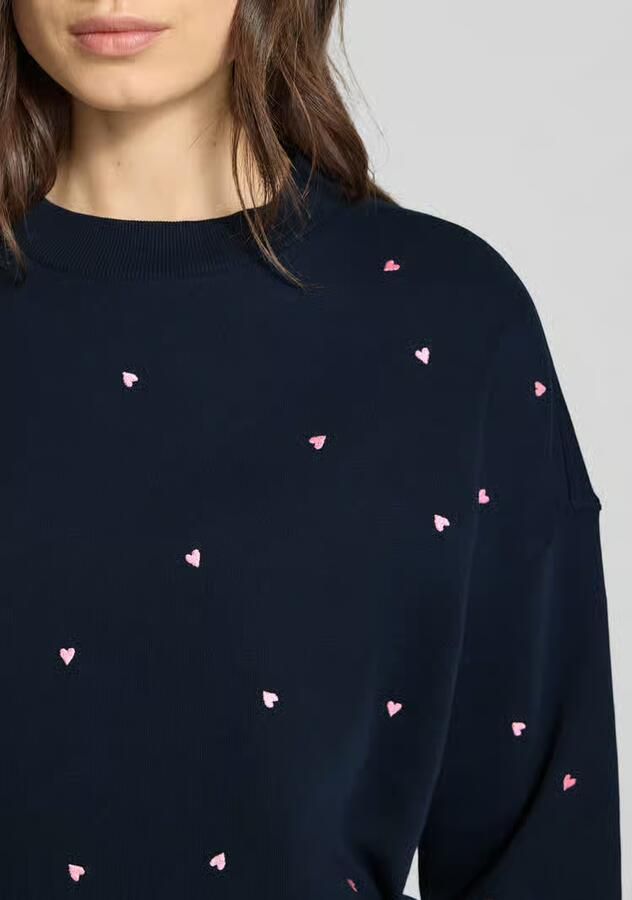 Tom Tailor Denim regular fit sweatshirt van puur katoen