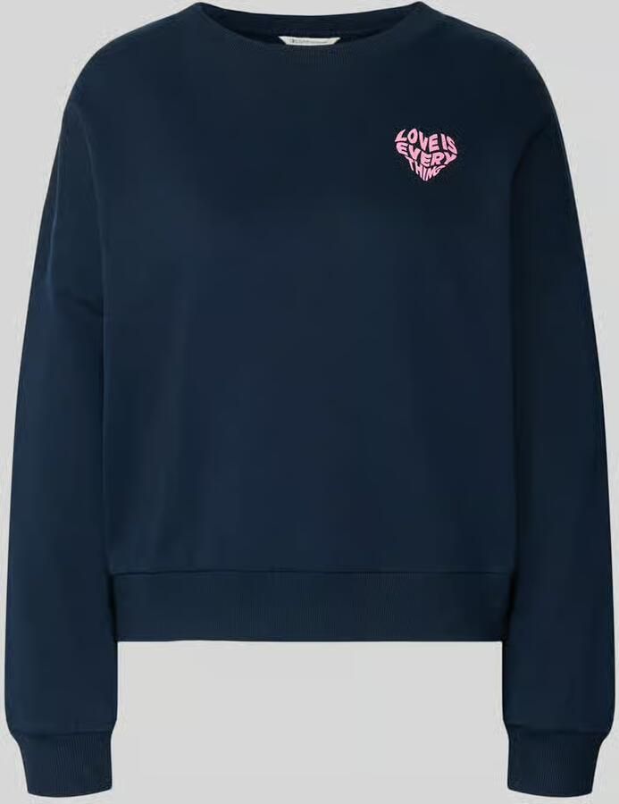 Tom Tailor Denim Regular fit sweatshirt van puur katoen - Foto 2