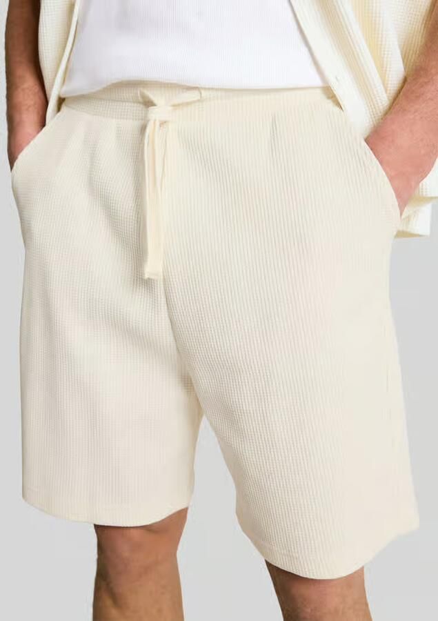 Tom Tailor Denim regular fit sweatshorts van katoenmix
