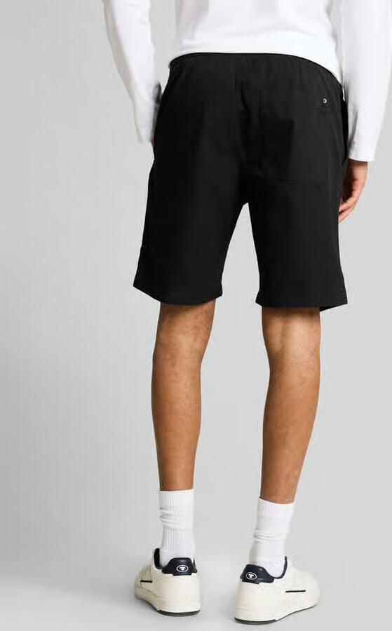 Tom Tailor Denim regular fit sweatshorts van puur katoen