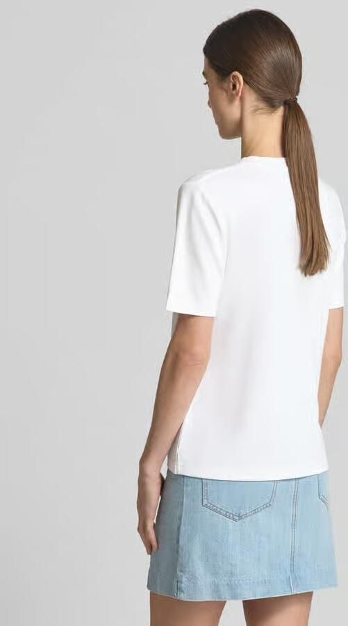 Tom Tailor Denim Shirt met ronde hals met een ronde hals