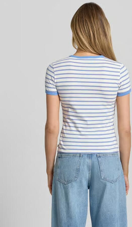 Tom Tailor Denim regular fit T-shirt van katoenmix - Foto 2