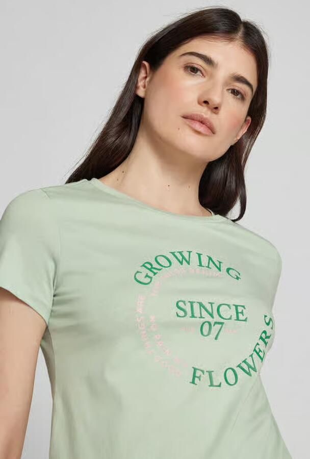 Tom Tailor Denim Regular fit T-shirt van puur katoen