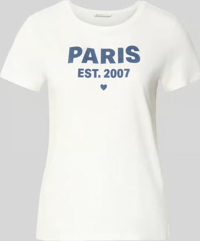 Tom Tailor Denim Regular fit T-shirt van puur katoen