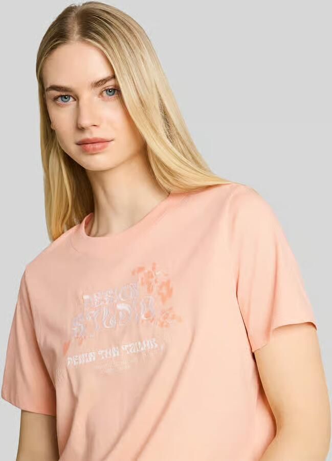 Tom Tailor Denim regular fit T-shirt van puur katoen