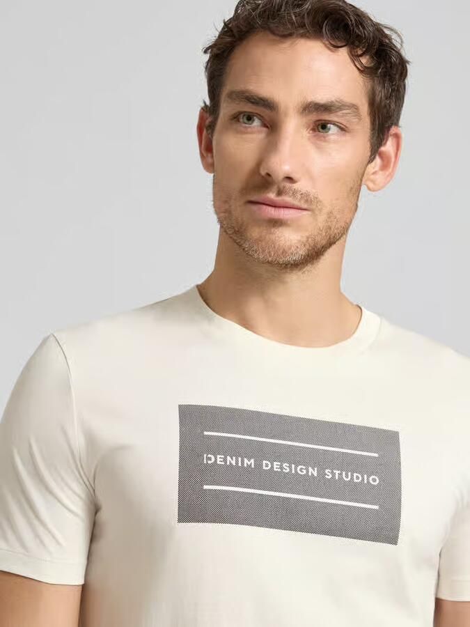 Tom Tailor Denim regular fit T-shirt van puur katoen