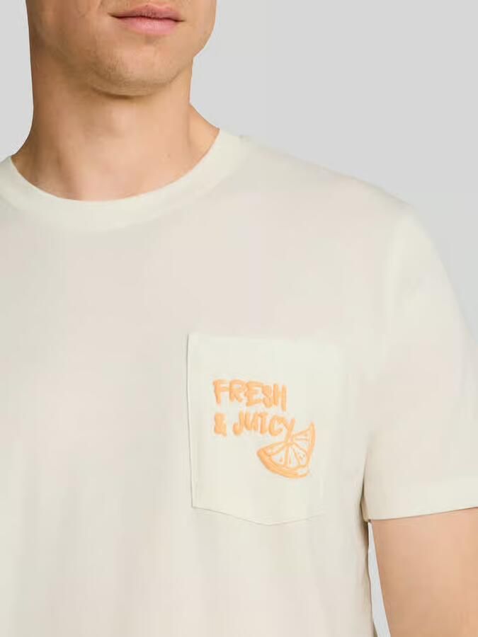Tom Tailor Denim regular fit T-shirt van puur katoen