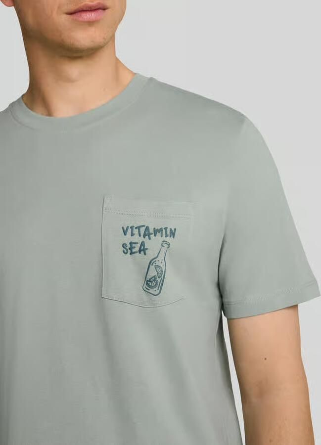 Tom Tailor Denim regular fit T-shirt van puur katoen
