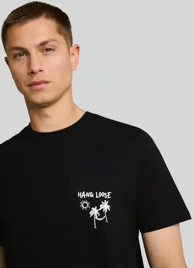 Tom Tailor Denim regular fit T-shirt van puur katoen