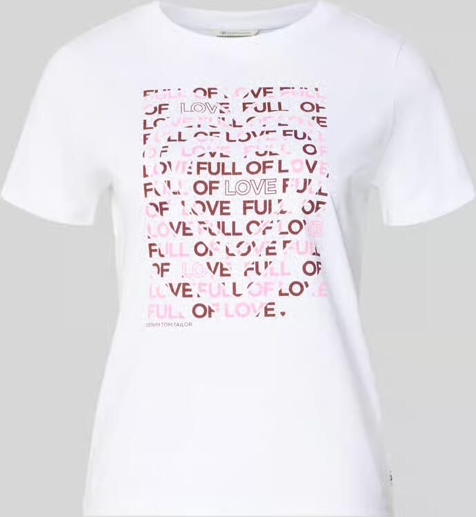Tom Tailor Denim Regular fit T-shirt van puur katoen - Foto 2