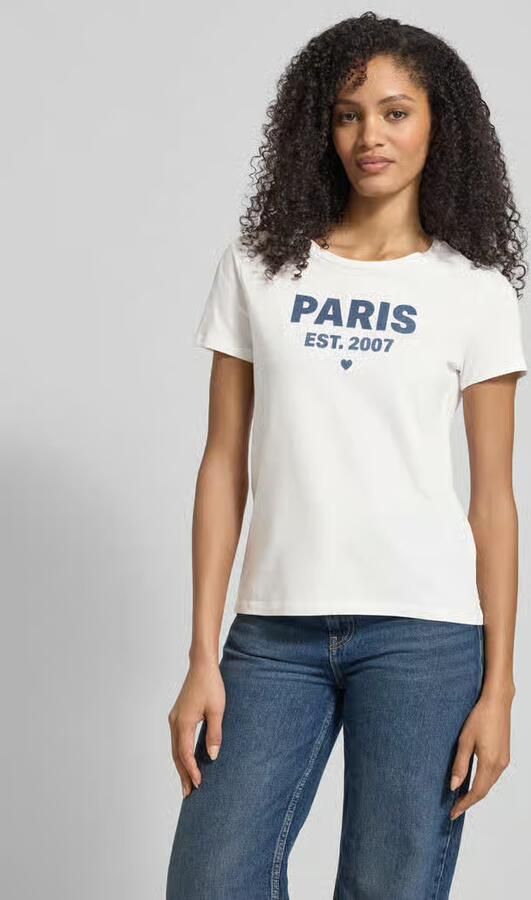 Tom Tailor Denim Regular fit T-shirt van puur katoen - Foto 4