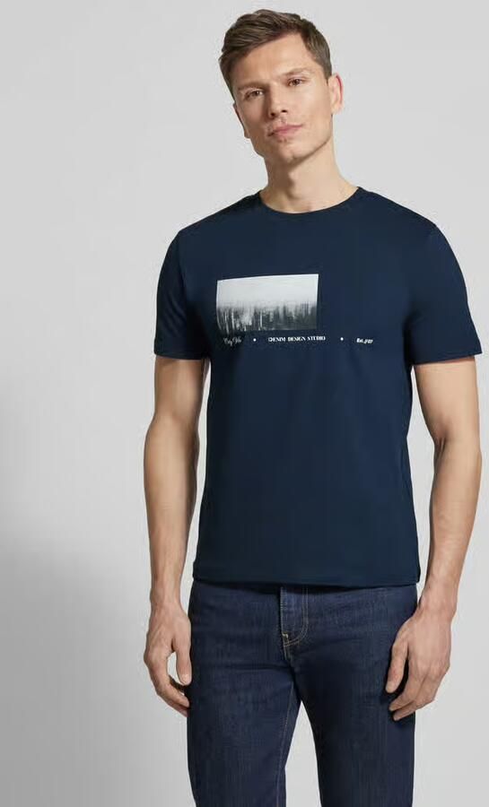 Tom Tailor Denim Regular fit T-shirt van puur katoen - Foto 2