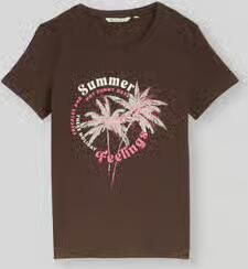 Tom Tailor Denim regular fit T-shirt van puur katoen met motiefprint - Foto 1